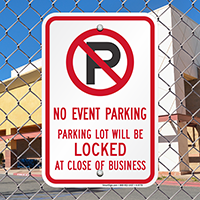 Restricted Parking Signs