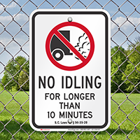 State Idle Signs for Rhode Island