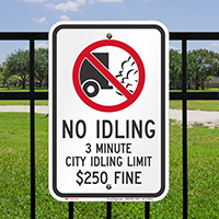 State Idle Signs for Chicago, Illinois