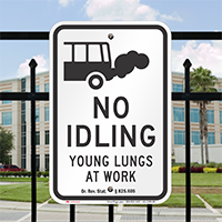 State Idle Signs for School Zones, Oregon