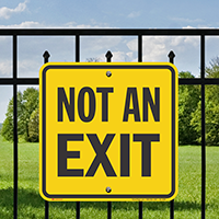 Not An Exit Sign