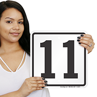 Parking Spot Number 11 Signs