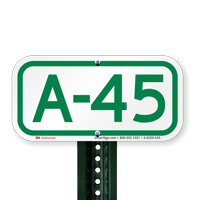 Parking Space Signs A-45