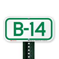 Parking Space Signs B-14