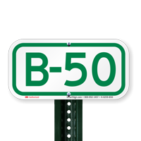 Parking Space Signs B-50