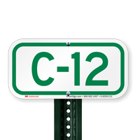 Parking Space Signs C-12