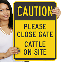 Please Close Gate, Parking Signs