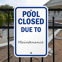 Pool Closed Due To Signs