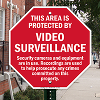 Video Surveillance Sign