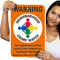 Report Suspicious Activity Sign