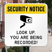 Security Notice - CCTV Sign