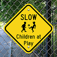 Children At Play Sign