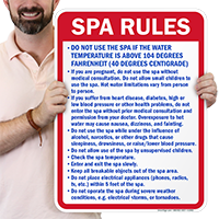 Spa Rules Signs