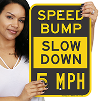 Speed Bump Signs