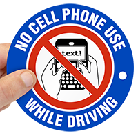 No Cellphone Use Label