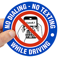 No Texting Label