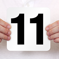 11 Pool Depth Marker