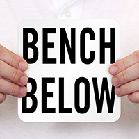 Bench Below Pool Marker
