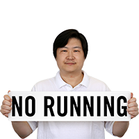 No Running Pool Marker