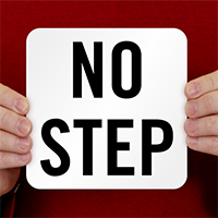 No Step Pool Marker