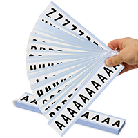 Mylar number and letters kit