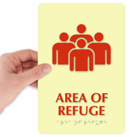 9" x 6" Glow-in-the-Dark Sign