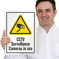 CCTV Surveillance Cameras Sign