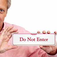 Do Not Enter
