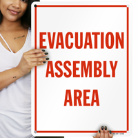 Evacuation Assembly Area Fire Signs