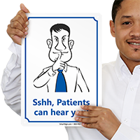 Humorous Be Quiet Sign