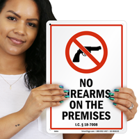Idaho Firearms And Weapons Law Sign