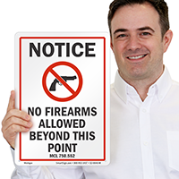 Michigan Firearms And Weapons Law Sign