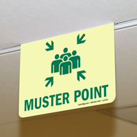 Muster Point Projecting Sign