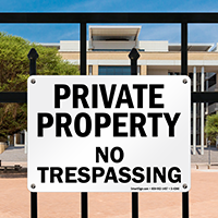 Private Property No Trespassing