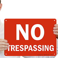 No Trespassing