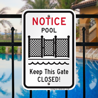 Keep Gate Closed Sign