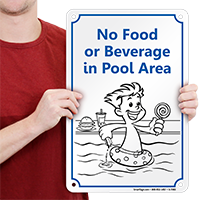 No Food Or Beverages Sign
