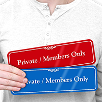 Private Members Only Pool Rules ShowCase Wall Sign