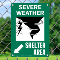 Shelter Area Sign
