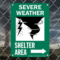 Shelter Area Sign
