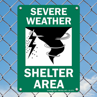 Shelter Area Sign
