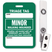 Minor Walking Wounded Triage Tag