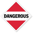 Dangerous Mixed Loads Placard