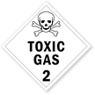 Toxic Gas Placard