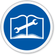 Read Service Manual ISO Mandatory Circle Sign