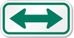 Bidirectional Arrow Sign