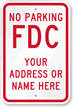 Custom No Parking Sign