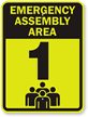 Emergency Assembly Area 1 Sign