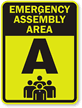 Emergency Assembly Area A Sign
