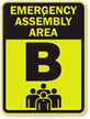 Emergency Assembly Area B Sign